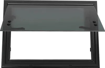 Produktbild von Wohnmobil/Wohnwagen Fenster - Ausstellfenster - Aluminiumlegierung - 500×350 mm - Mit Insektenschutz & Rollo - Schwarz