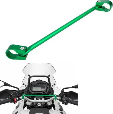 Obrázek produktu pro Tlumič nárazů na řídítka – nastavitelný regulátor řízení – 400 mm – zelený