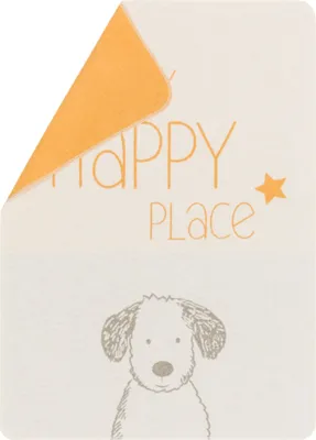 Produktbild von David Fussenegger Hundedecke 'my happy place' 70 x 90 cm Rohweiß