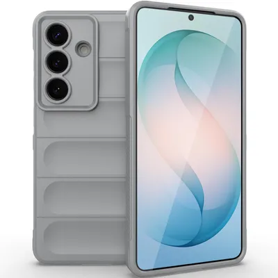 Produktbild von Handyhülle für Samsung Galaxy S26 Weich TPU Silikon Stossfest Anti-rutsch Hülle Grau