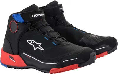 Obrázek produktu pro Motocyklové boty Alpinestars Honda CR-X Drystar (Black/Red/Blue,12.5 (46))