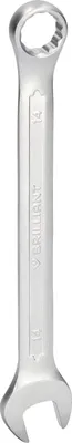 Produktbild von BRILLIANT TOOLS BT011914 Ring-Maulschlüssel, 14mm [Powered by KS TOOLS]