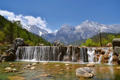 Produktbild von Fototapete - Alps 375x250cm - Vliestapete