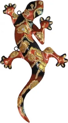 Produktbild von Deko-Gekko aus Metall, 3 Größen erhältlich, Grösse:ca. 80 cm