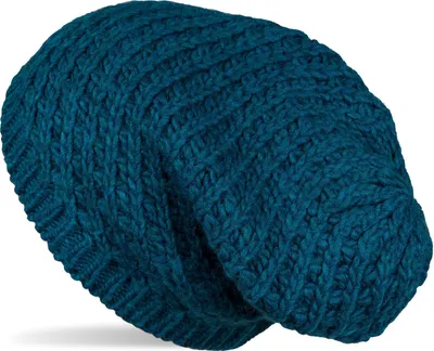 Produktbild von styleBREAKER Uni Strick Beanie Mütze grob gestrickt, Slouch Longbeanie, Grobstick Winter Strickmütze 04024158
