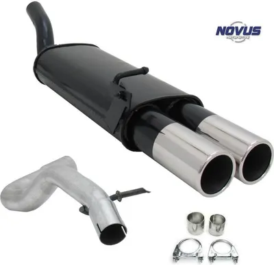 Produktbild von Novus Sportauspuff Auspuff 2x90 rund  Audi A3 Seat Leon VW Golf 4 Beetle