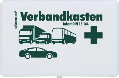 Produktbild von Söhngen KFZ-Verbandkasten mit Füllung Standard DIN 13164 Box für ihr Auto