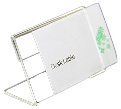 Produktbild von Acryl Preisschild Display Etikettenhalter Ständer - 9 x 6 cm - Transparent - 20 Stück