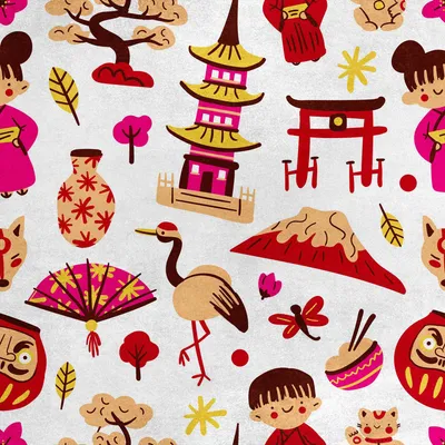 Produktbild von Royal Samt Stoff Polyester Zum Nähen - Motiv japanische symbole