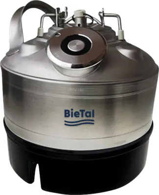 Produktbild von BieTal® Reinigungsbehälter Reinigungsfass 5 Liter Bierleitung Typ A Flach