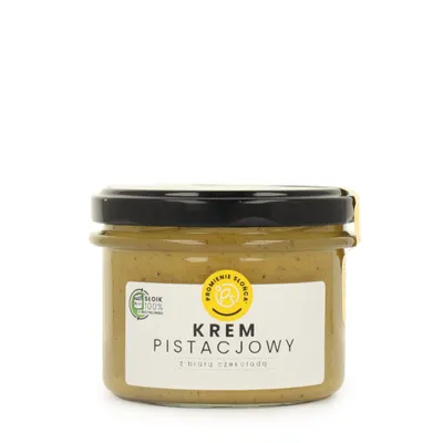 Zdjęcie produktu dla Krem Pistacjowy z Białą Czekoladą 200 g