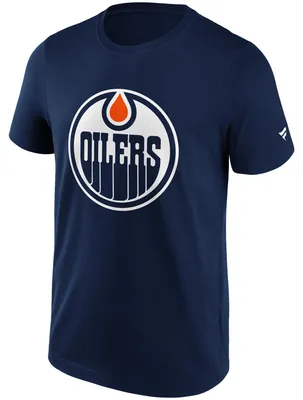 Produktbild von Herren-T-Shirt Edmonton Oilers NHL Primary Logo Graphic T-Shirt – Größe: XS