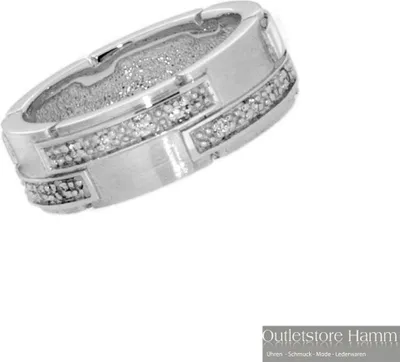 Produktbild von ESPRIT Ring aus 925 Sterling-Silber, silberfarben mit glänzenden Steinen, Gr. 57 (Ø 18,1mm), 7mm breit