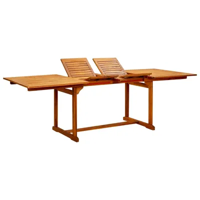Obrázek produktu pro The Living Store zahradní jídelní stůl (160-240)x100x75 cm z masivního dřeva akácie