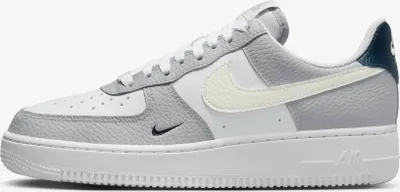 Produktbild von Nike Air Force 1 Low '07 "Wolf Grey Sail White" Weiß, Größe: 38,5