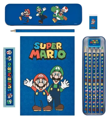 Image de Set de papeterie Super Mario - 11 pièces
