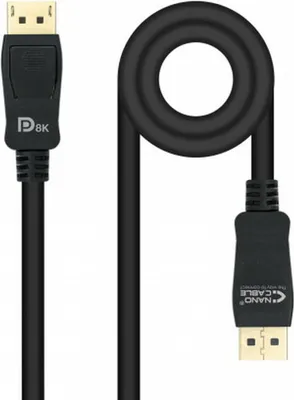 Zdjęcie produktu dla Nanocable 10.15.2501, 1 m, DisplayPort, DisplayPort, Męska, Męska, 7680 x 4320 px
