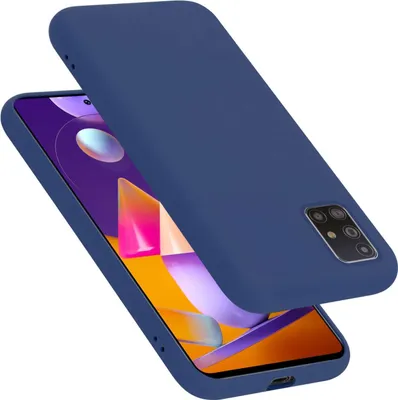 Produktbild von Cadorabo Hülle für Samsung Galaxy M31s Hülle Silikon Handyhülle Case aus flüssigem Silikon, Kratzfeste und stoßfeste Schutzhülle für Samsung Galaxy M31s
