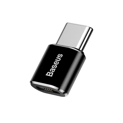 Zdjęcie produktu dla Baseus Adapter Przejściówka OTG z MicroUSB na USB TYPE-C 2.4A