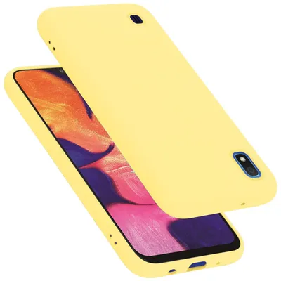 Produktbild von Cadorabo Schutzhülle für Samsung Galaxy A10 / M10 Hülle in Gelb Handyhülle Case Cover TPU Etui