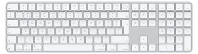 Image de Apple Magic Tastatur Universal USB + Bluetooth QWERTY UK Englisch Weiß