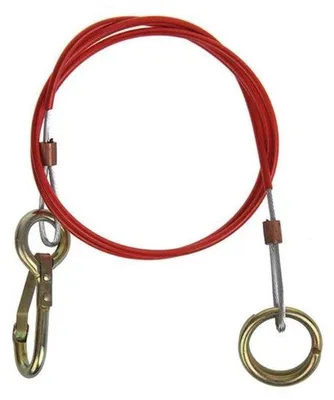 Productafbeelding van 50.50.08 afscheerkabel remkabel zekeringkabel 1 meter voor aanhanger, 1 m met ring