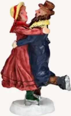 Produktbild von Wurm Figur Weihnachtsdorf - Schlittschuhläufer Pärchen C
