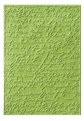 Produktbild von Embossing-Prägefolder/ -schablone Alte Schrift 2 10,6x15cm