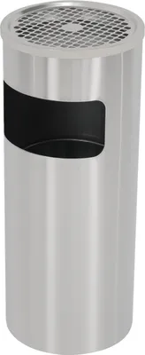 Image de Poubelle Poubelle argent 15L avec récipient intérieur amovible
