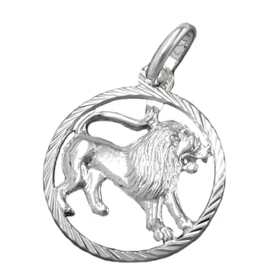 Produktbild von Anhänger Kettenanhänger Sternzeichen Löwe aus 925 Silber Uni