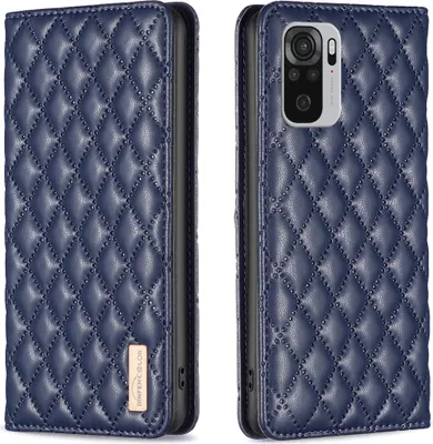 Obrázek produktu pro Redmi Note 10 4G Pouzdro, Elegantní Flip Kožené Pouzdro s Kapsami na Karty a Stojánkem pro Xiaomi Redmi Note 10 4G / Note10S modré
