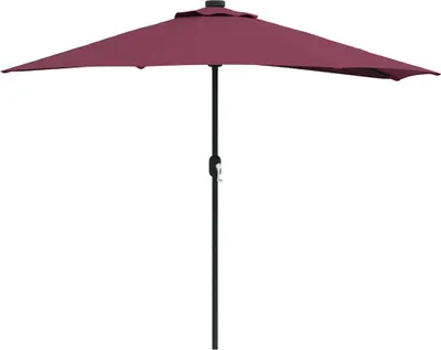 Immagine prodotto di vidaXL Ombrellone da giardino rosso bordeaux 294 x 150 x 224 cm