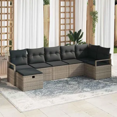 Obrázek produktu pro Maison Exclusive – Sedací souprava, 5 dílů, polyratan
