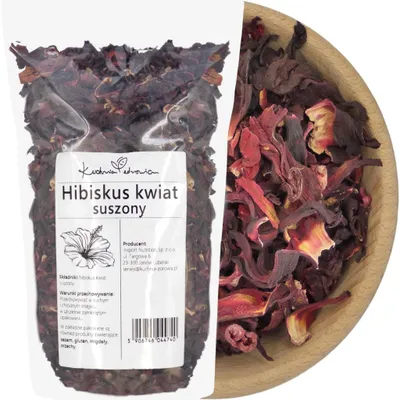 Produktbild von Hibiskus Blüten 250g Getrocknet Tee Hibiskustee Kräutertee Aufguss