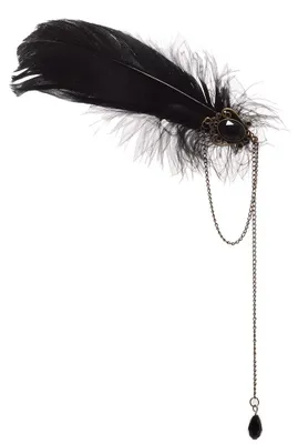Produktbild von Steampunk Vintage Haarspange Haarnadel Schmetterling Libelle Blume Feder (B)
