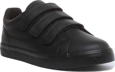 Produktbild von Kickers Tovni Trip Jugend 3 Riemchenund Schlaufenschuhe Schwarz – undefined / Schwarz