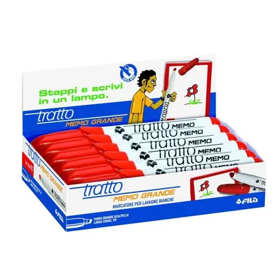 Zdjęcie produktu dla Tratto 852002 zakreślacz 12 szt. czerwony