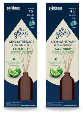 Zdjęcie produktu dla 2 sztuki dyfuzora zapachowego Glade Aromatherapy Calm Mind - 80 ml - zestaw ekonomiczny