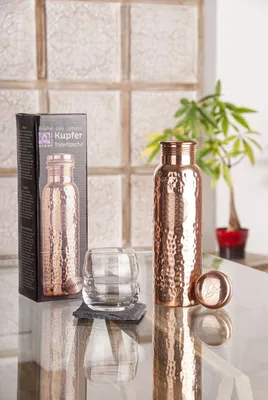 Obrázok produktu pre Fľaša na pitie Berk z medi, 900 ml