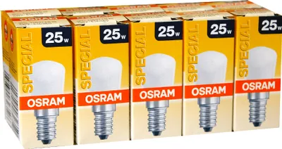 Produktbild von 10 x Osram Special Kühlschranklampe 25W E14 MATT Glühbirne Glühlampe 25 Watt SPC