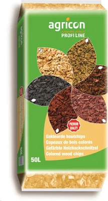 Produktbild von Agricon Hackschnitzel Garten natur 50 L