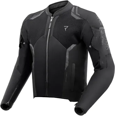 Produktbild von Rebelhorn Jax wasserdichte Motorrad Textiljacke, schwarz, M
