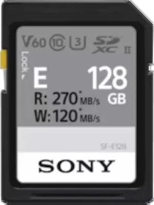 Zdjęcie produktu dla Sony SDXC E series 128GB UHS-II Class 10 U3 V60