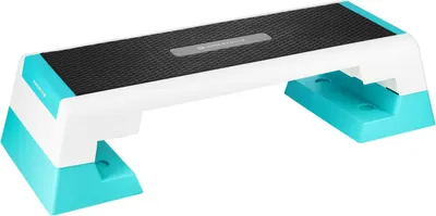 Productafbeelding van Aerobic step platform, wit/groen, met verstelbare hoogte