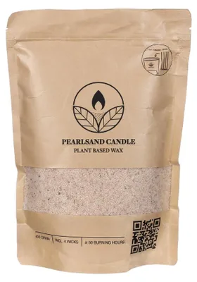 Produktbild von Ideen 4 Jahreszeiten Kerze Sand Perlen und Kerze 400gr Sand