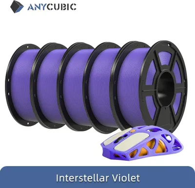 Obrázek produktu pro Filament PLA – filament pro 3D tiskárny FDM – 1,75 mm – 5 kg – ekologický – fialový