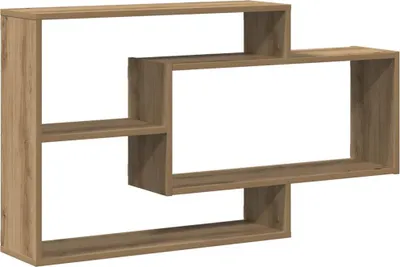 Produktbild von vidaXL Wandregal Artisan-Eiche 104x20x58,5 cm Holzwerkstoff