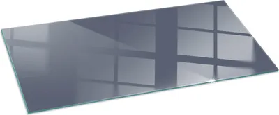 Produktbild von Funkenschutzplatte – Glasbodenplatte für Kaminofen – Kaminunterlage aus Glas – 125x50 cm – Feuerfeste Ofenbodenplatte – Hitzebeständige Schutzplatte für Kamin – Transparente Bodenschutz Glasplatte – Farbe Weiß