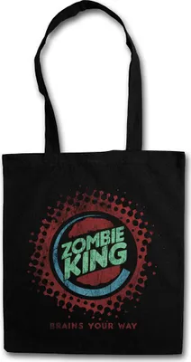 Produktbild von Urban Backwoods Zombie King, Stofftasche, Farbe: Schwarz