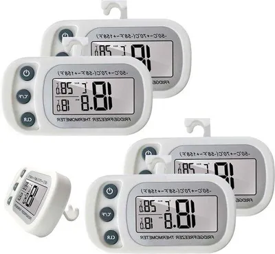 Obrázek produktu pro Digitální vnitřní a venkovní teploměry s LCD displejem.